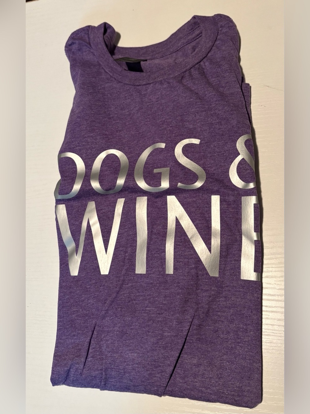 Dogs & Wine Graphic Tee T Shirt Size XL NWOT